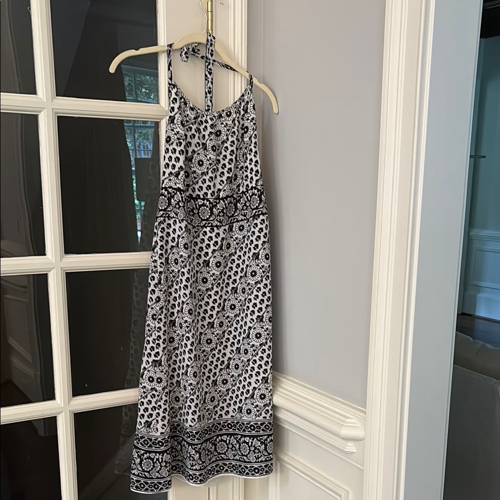 LOFT A-line Floral Dress
